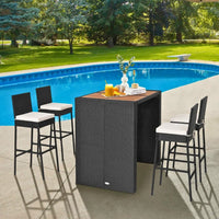 4 chair & 1 table Bar set