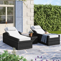Lounger with table