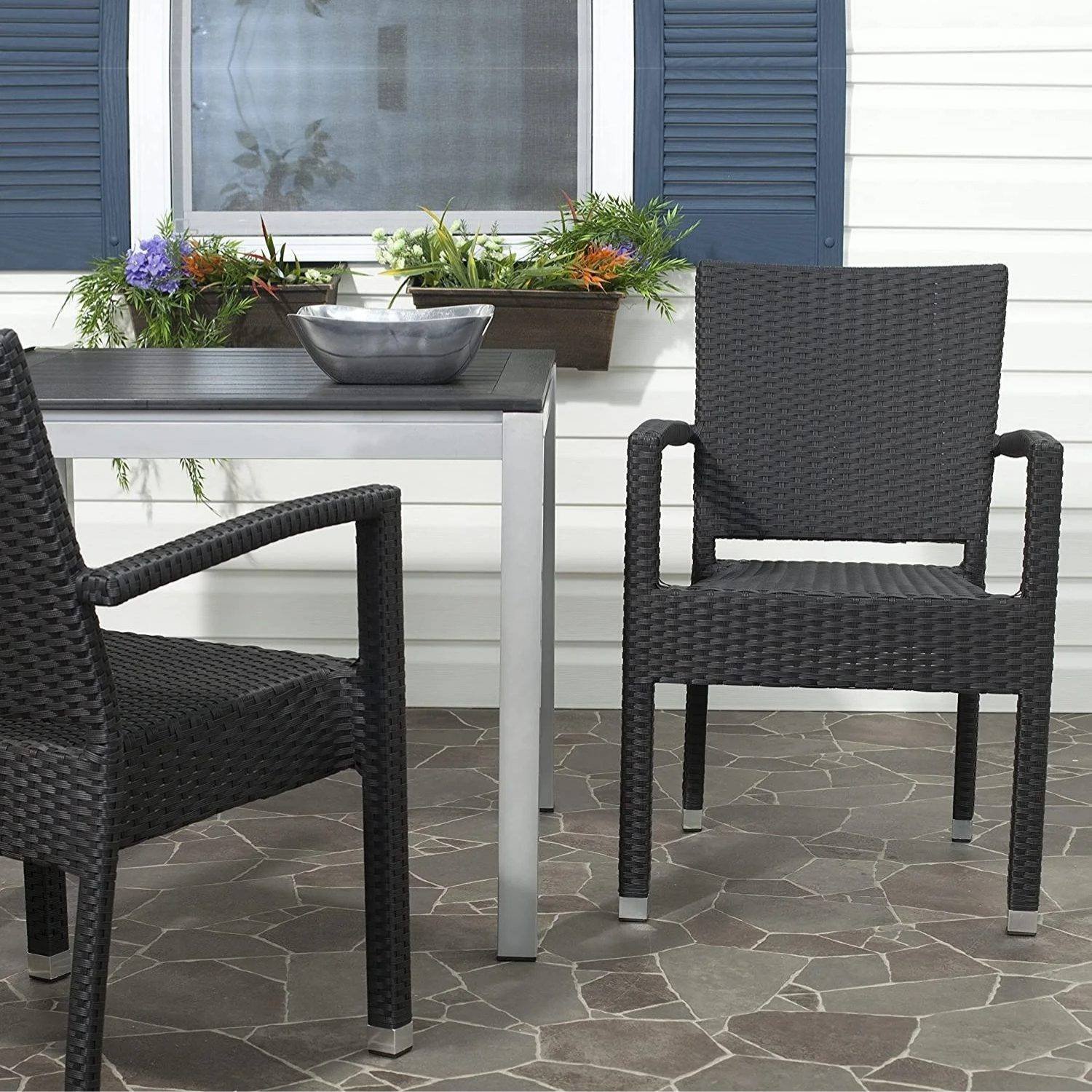 DEVOKO Patio Furniture Set 2-Piece (Black)