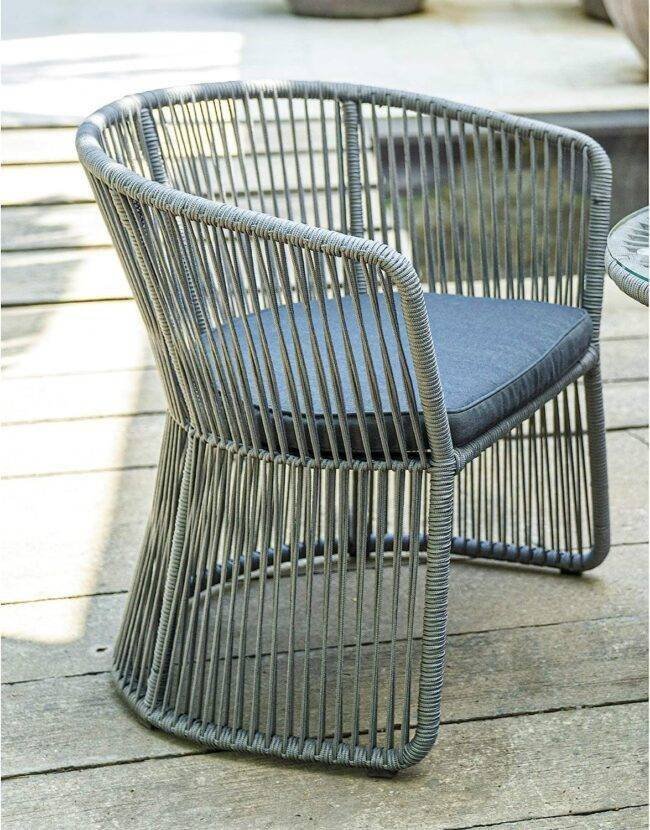 Patio Bistro Set (Grey) - Image 4