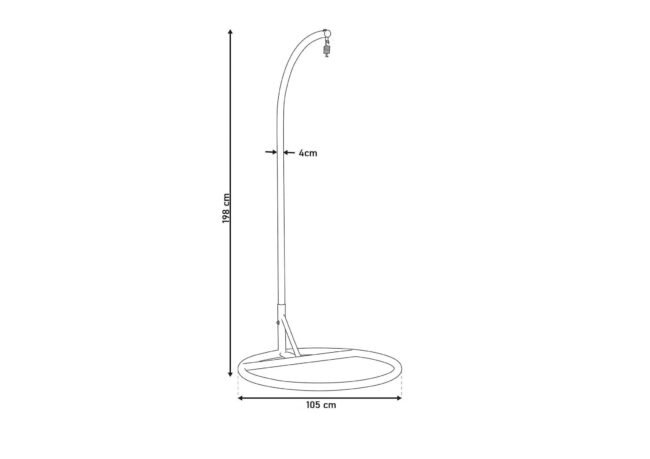 Outdoor Swing and Chair Stand: 200Kg capacity - Image 4