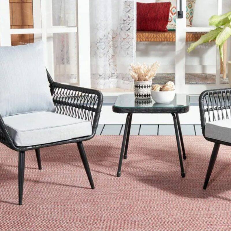 3pc Rope Patio Set (Black/Grey) - Image 3
