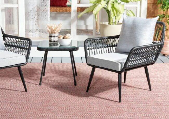 3pc Rope Patio Set (Black/Grey) - Image 4
