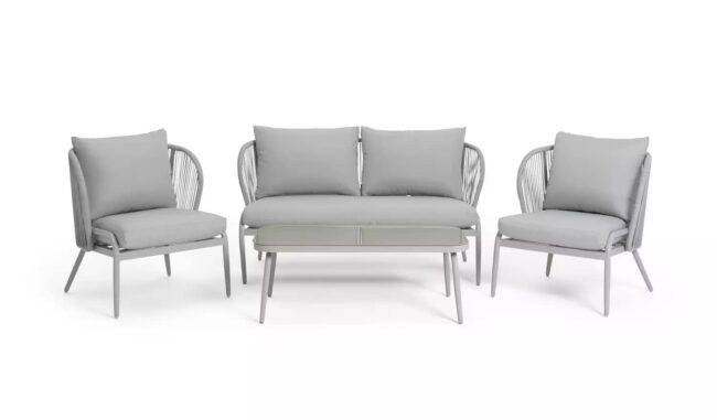 Waterproof Outdoor Sofa Set (Grey) - Image 2