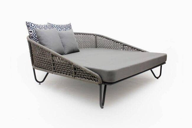 DEVOKO Outdoor Rope Daybed Set (Grey) - Image 2