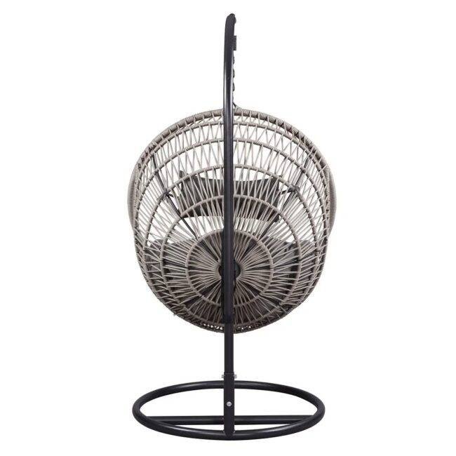 Netted Rope Swing Chair (Grey) - Image 5