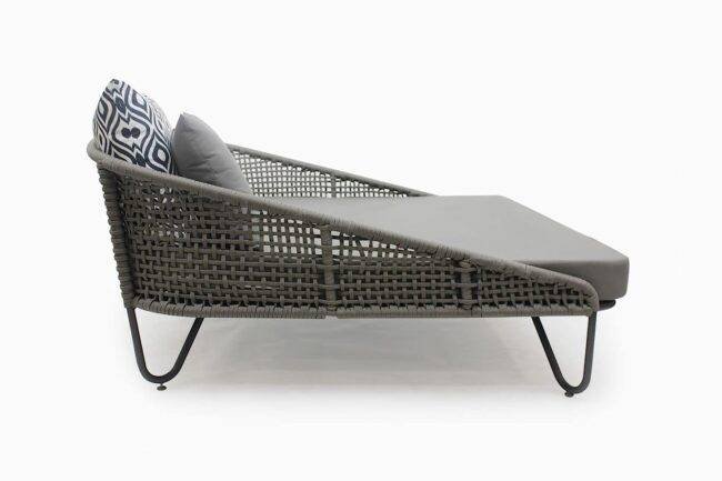 DEVOKO Outdoor Rope Daybed Set (Grey) - Image 3