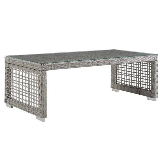 Outdoor 6 Pieces Sectional Patio Furniture (Grey and White) - Image 3