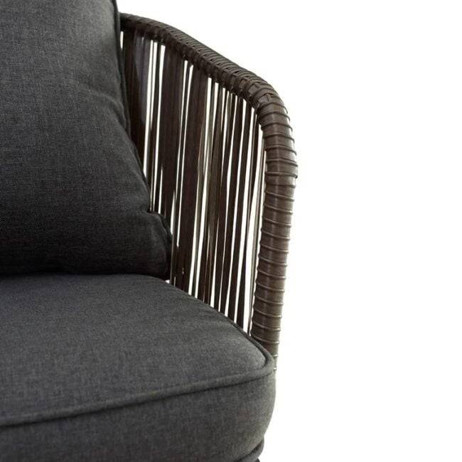 3-Piece Devoko Patio Furniture Set - Dark Brown/Black - Image 3