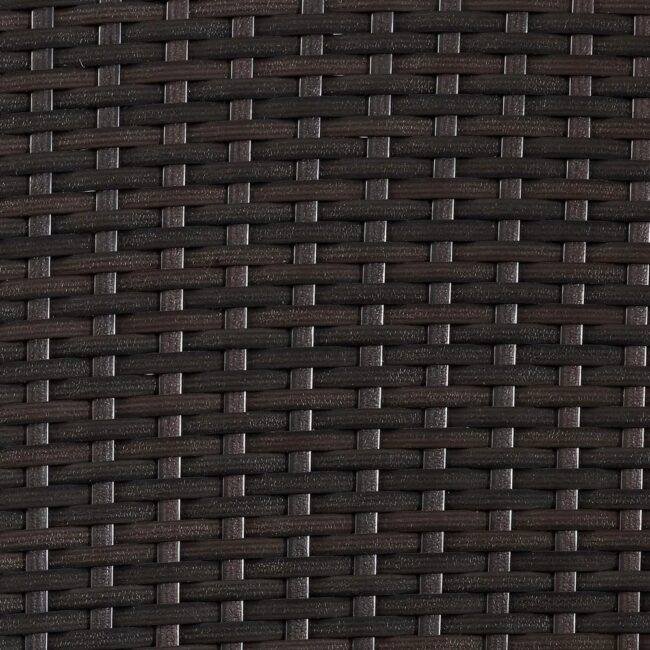 DEVOKO Outdoor Double Chaise (Dark Brown/Cream) - Image 5