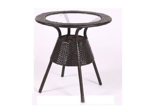 Devoko 5 Piece Wicker Patio Conversation Set - Chair/Table - Poolside/Balcony - Image 5