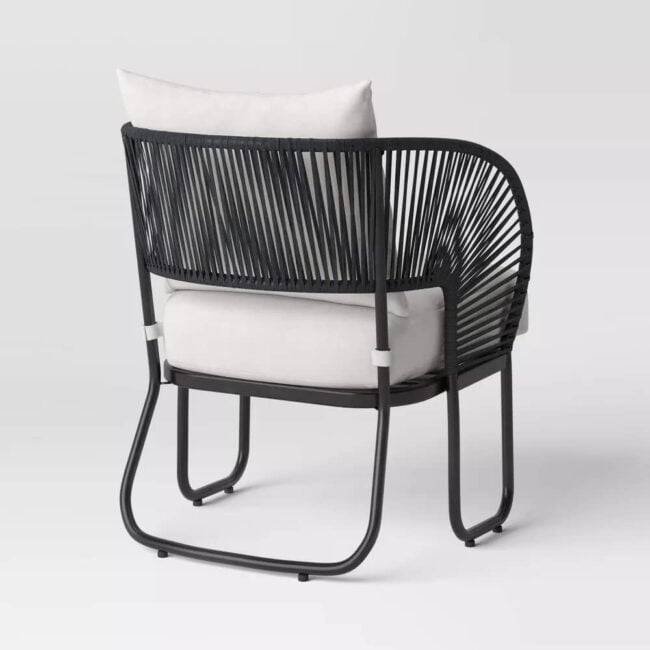 DEVOKO Waterproof Outdoor Patio Furniture Set (Black/White) - Image 4