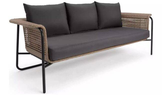 Devoko 5 Seater Outdoor Lounge Sofa - Center Table - Patio/Garden - Image 4