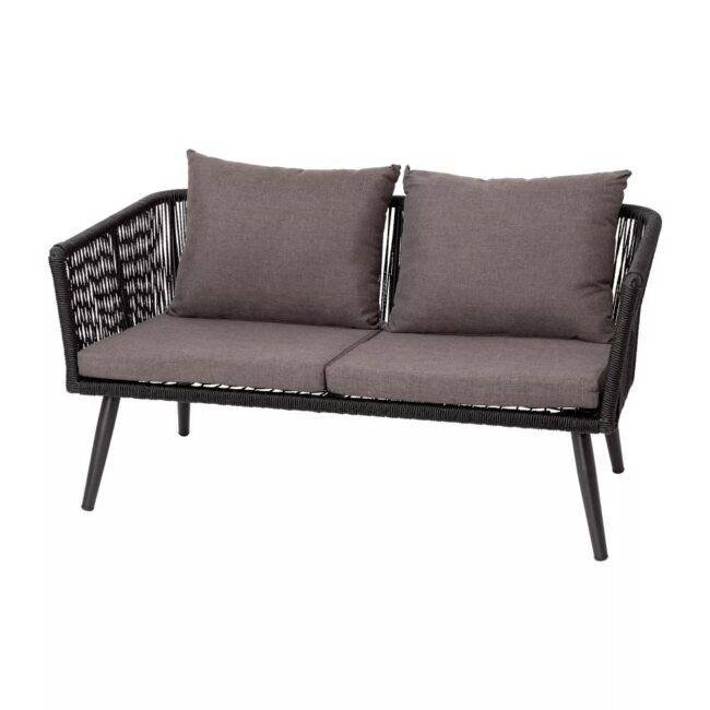 4 Seater Sofa Chairs Set (Black & Dark Grey) - Image 5