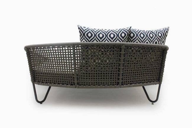 DEVOKO Outdoor Rope Daybed Set (Grey) - Image 5