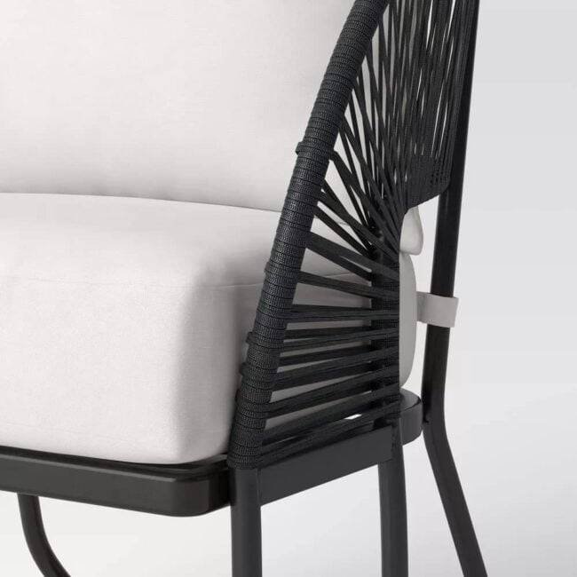 DEVOKO Waterproof Outdoor Patio Furniture Set (Black/White) - Image 5