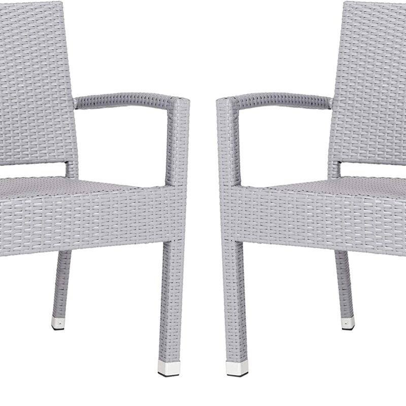 Grey Rattan Patio Furniture Set (2 pieces) - Image 3
