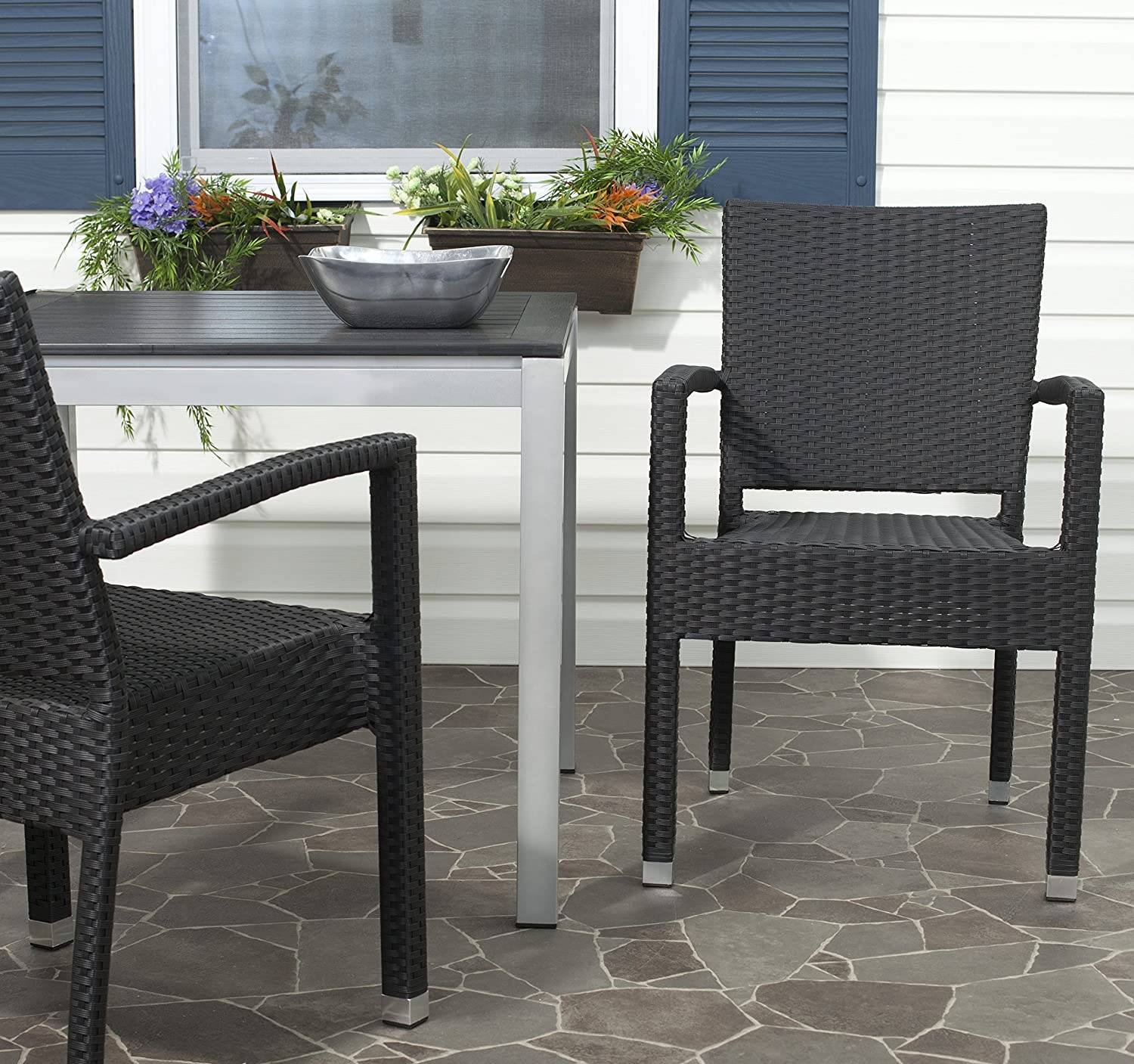 DEVOKO Patio Furniture Set 2-Piece (Black)