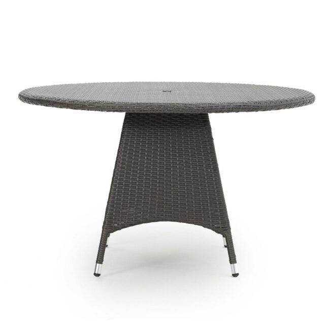 Patio Wicker Table (Black) - Image 3