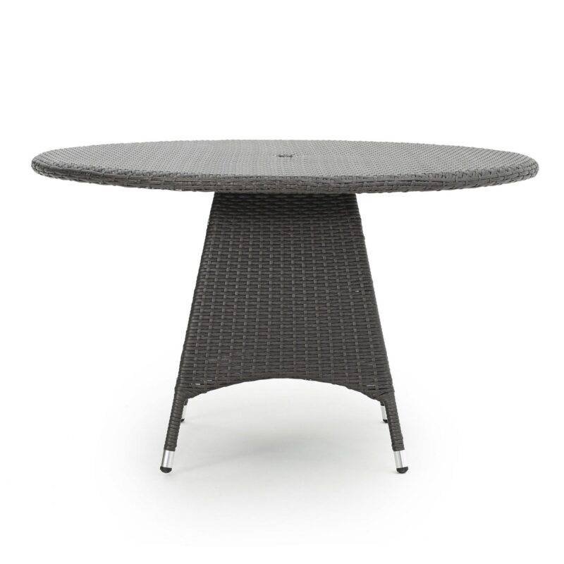 Patio Wicker Table (Black) - Image 3