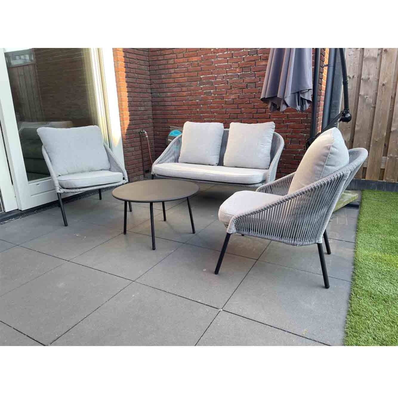 DEVOKO Patio Conversation Set (Grey)