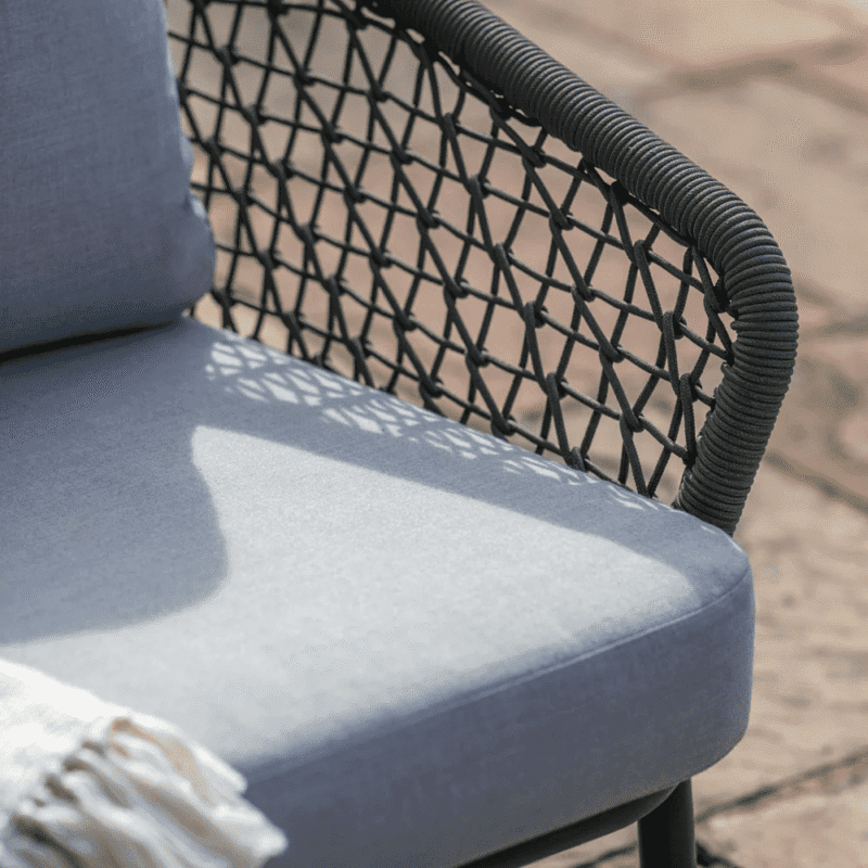 DEVOKO Bistro Loveseat Set (Grey) - Image 4