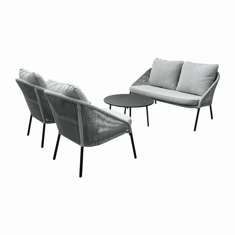 DEVOKO Patio Conversation Set (Grey) - Image 4