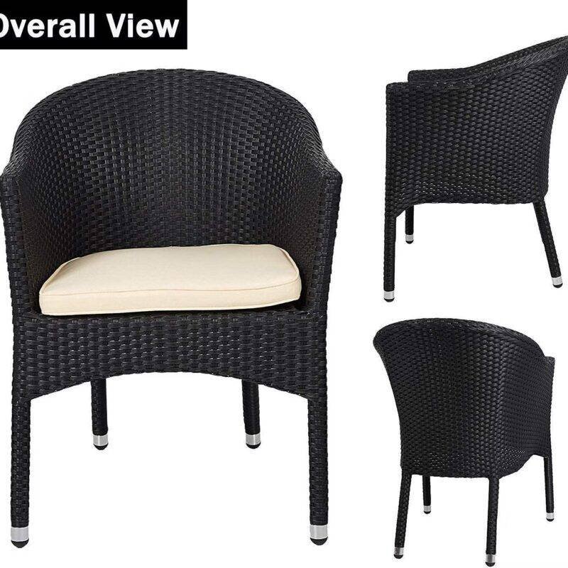 Outdoor Dining Wicker Furniture Chair - Image 3