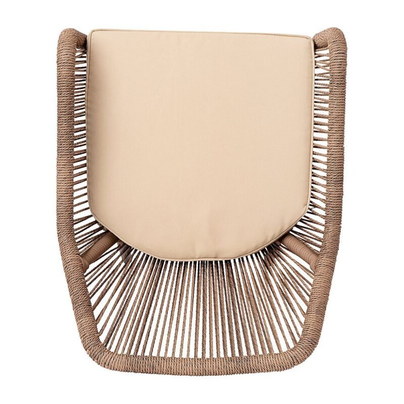2pc Patio Rope Chair Set (Beige/Cream) - Image 5