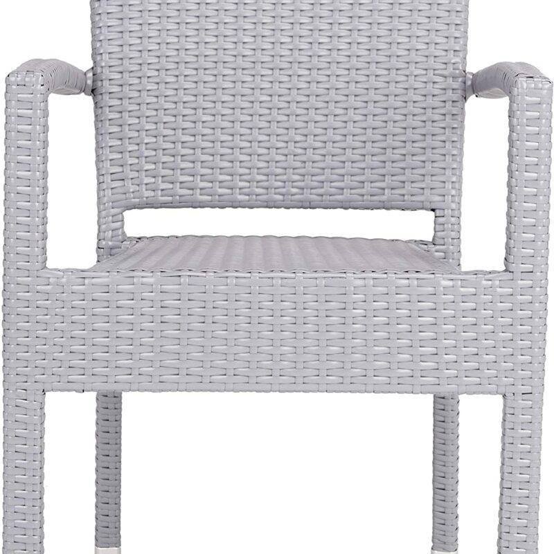 Grey Rattan Patio Furniture Set (2 pieces) - Image 5