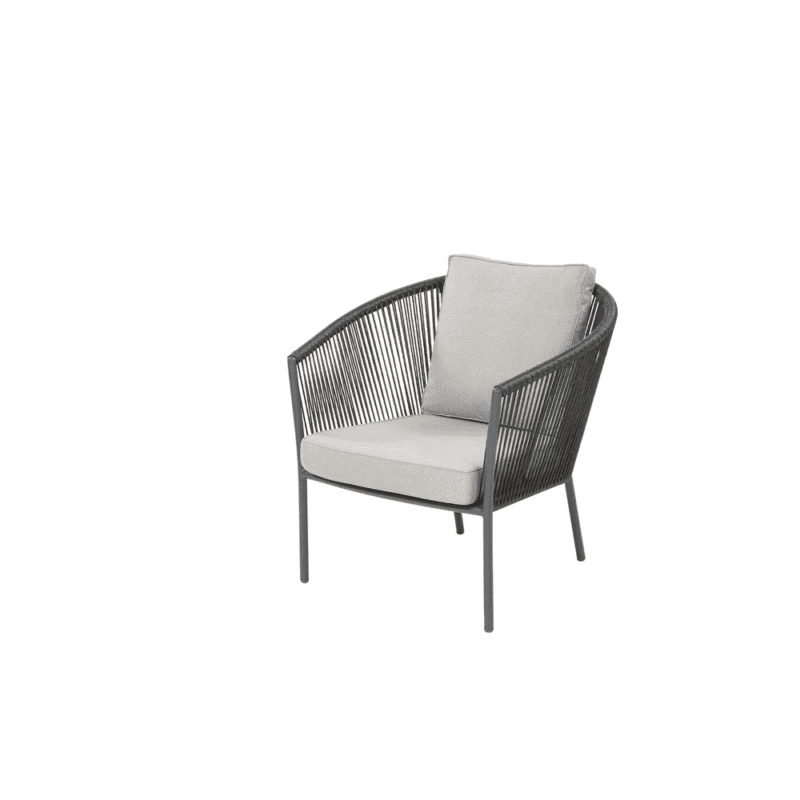 DEVOKO Outdoor Patio Sofa Set (Grey & Light Grey) - Image 5