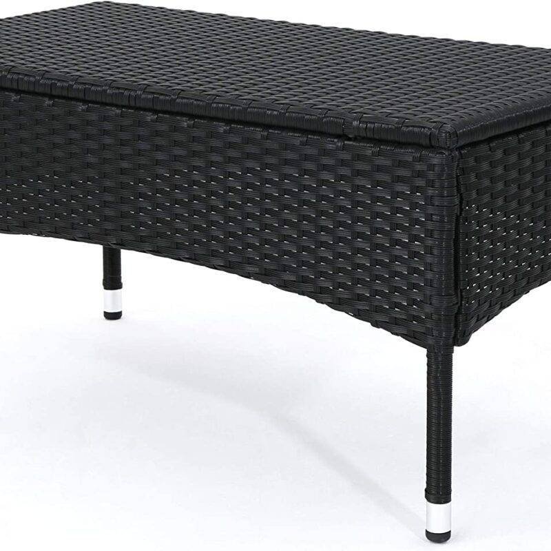 DEVOKO Patio Conversation Set 2-Piece (Black & White) - Image 7