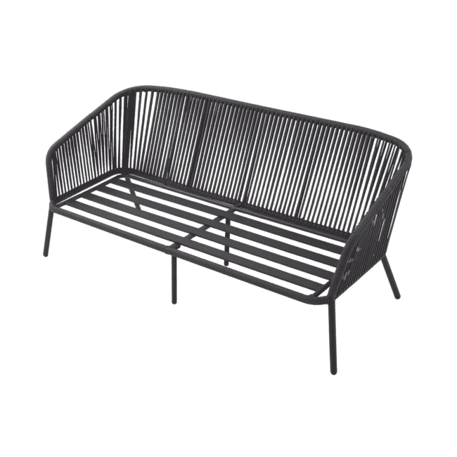 DEVOKO Outdoor Patio Sofa Set (Grey & Light Grey) - Image 6