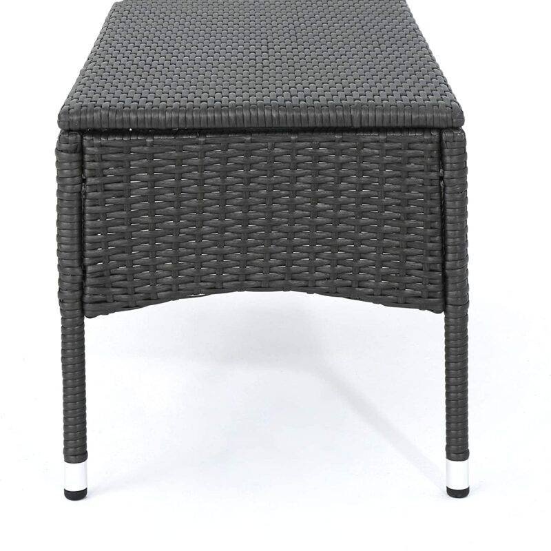 DEVOKO Patio Conversation Set 2-Piece (Sky Blue/Black) - Image 6