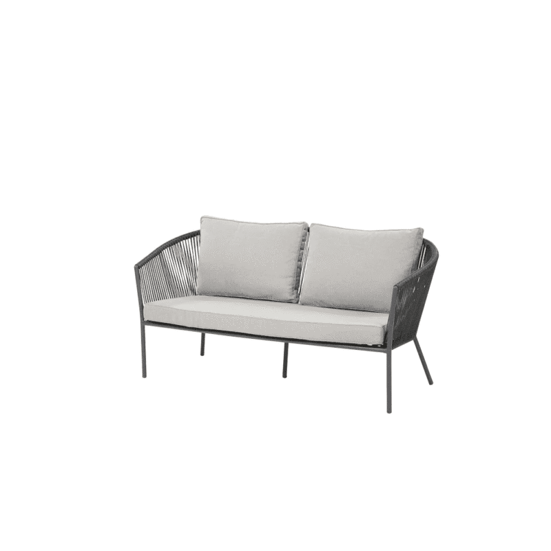DEVOKO Outdoor Patio Sofa Set (Grey & Light Grey) - Image 6