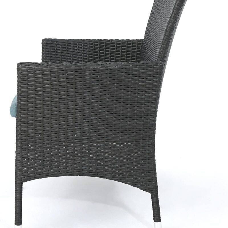 DEVOKO Patio Conversation Set 2-Piece (Sky Blue/Black) - Image 7