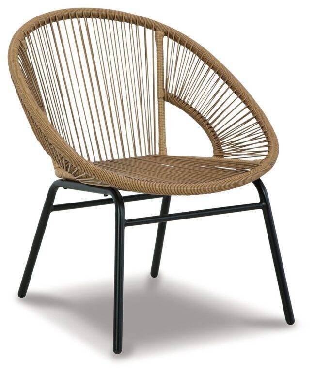 DEVOKO Indoor/Outdoor Rope Bistro Set 3-Piece (Beige) - Image 4