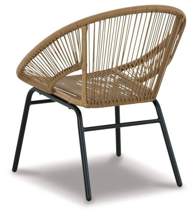 DEVOKO Indoor/Outdoor Rope Bistro Set 3-Piece (Beige) - Image 5