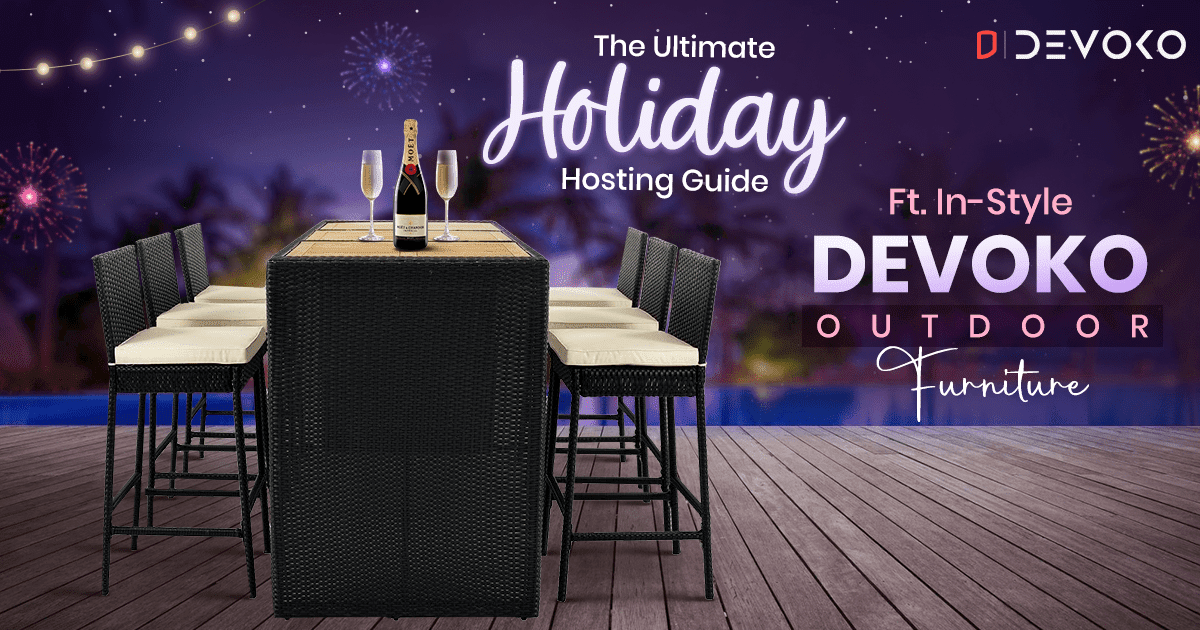 Embracing Winter Bliss with Devoko Outdoor Furniture: A Tale of Warmth and Elegance