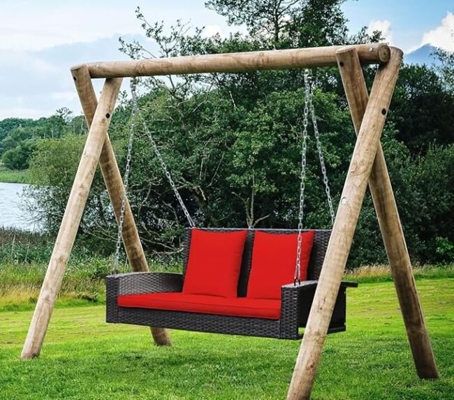 Outdoor Wicker Furniture Red