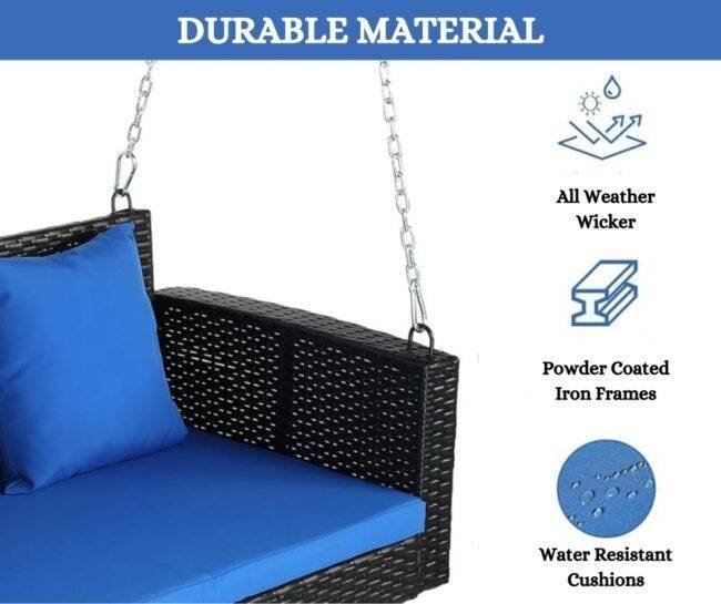Double material outdoor furniture