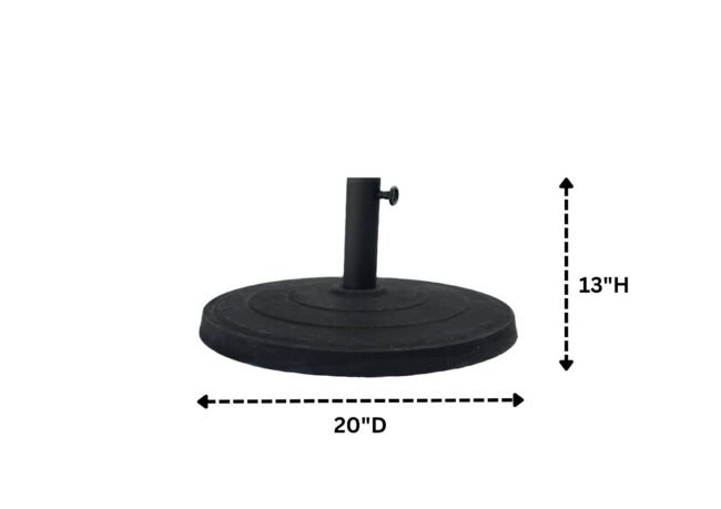 9ft Off-White Color Outdoor Patio Umbrella UV-Resistant with Centre Pole Stand Ideal for Garden, Beach & Cafe - Image 4