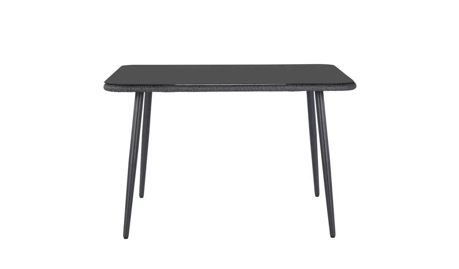 L Shape Sofa Set (Black) - Image 3