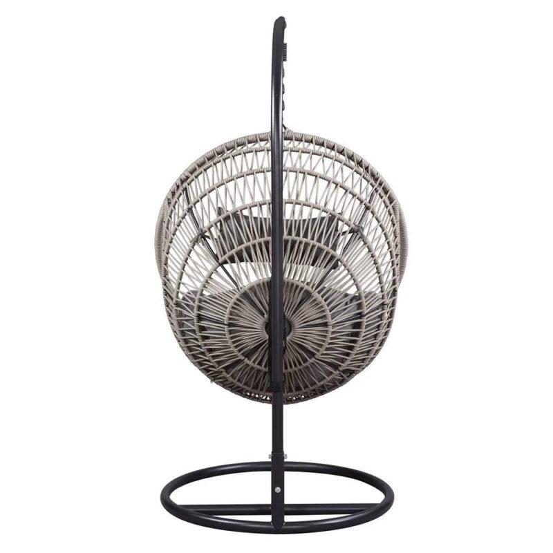Netted Rope Swing Chair (Grey) - Image 5