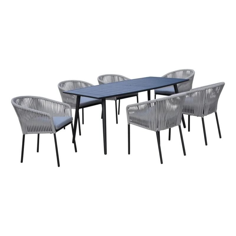 Devoko 2-Piece Grey Patio Furniture Set - Image 3