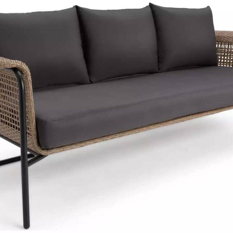 Devoko 5 Seater Outdoor Lounge Sofa - Center Table - Patio/Garden - Image 4