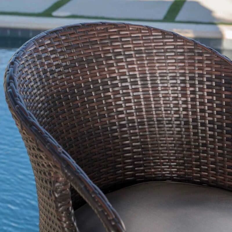 Wicker Bistro 5-Piece Patio Dining Set - Image 3