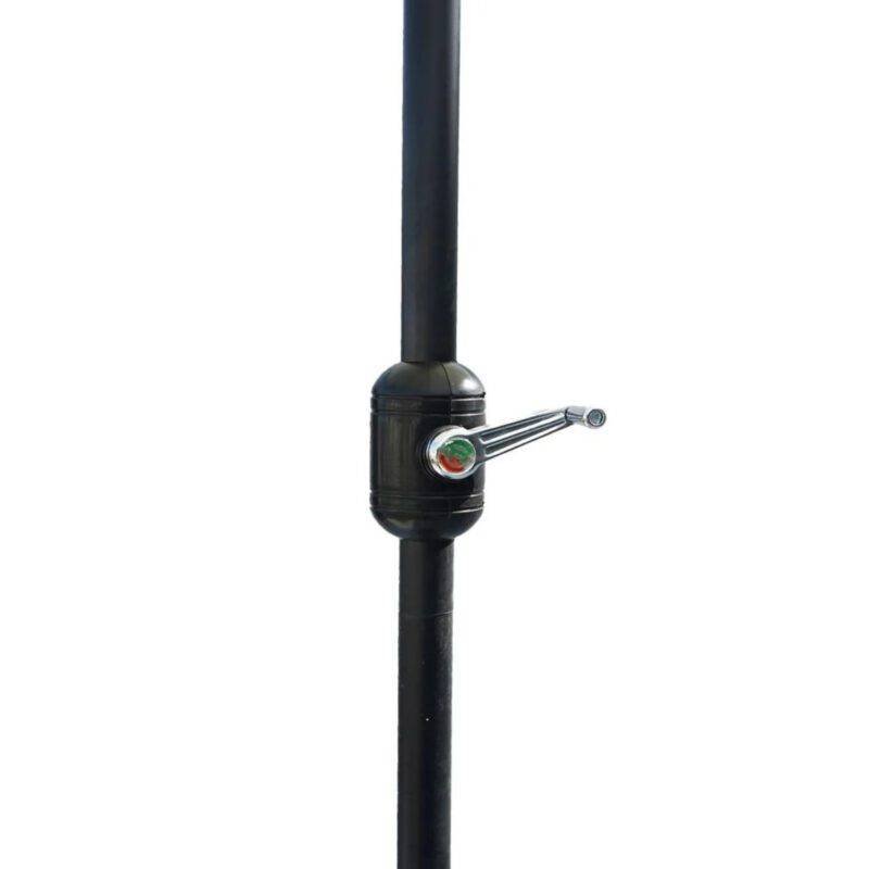 9ft Off-White Color Outdoor Patio Umbrella UV-Resistant with Centre Pole Stand Ideal for Garden, Beach & Cafe - Image 4